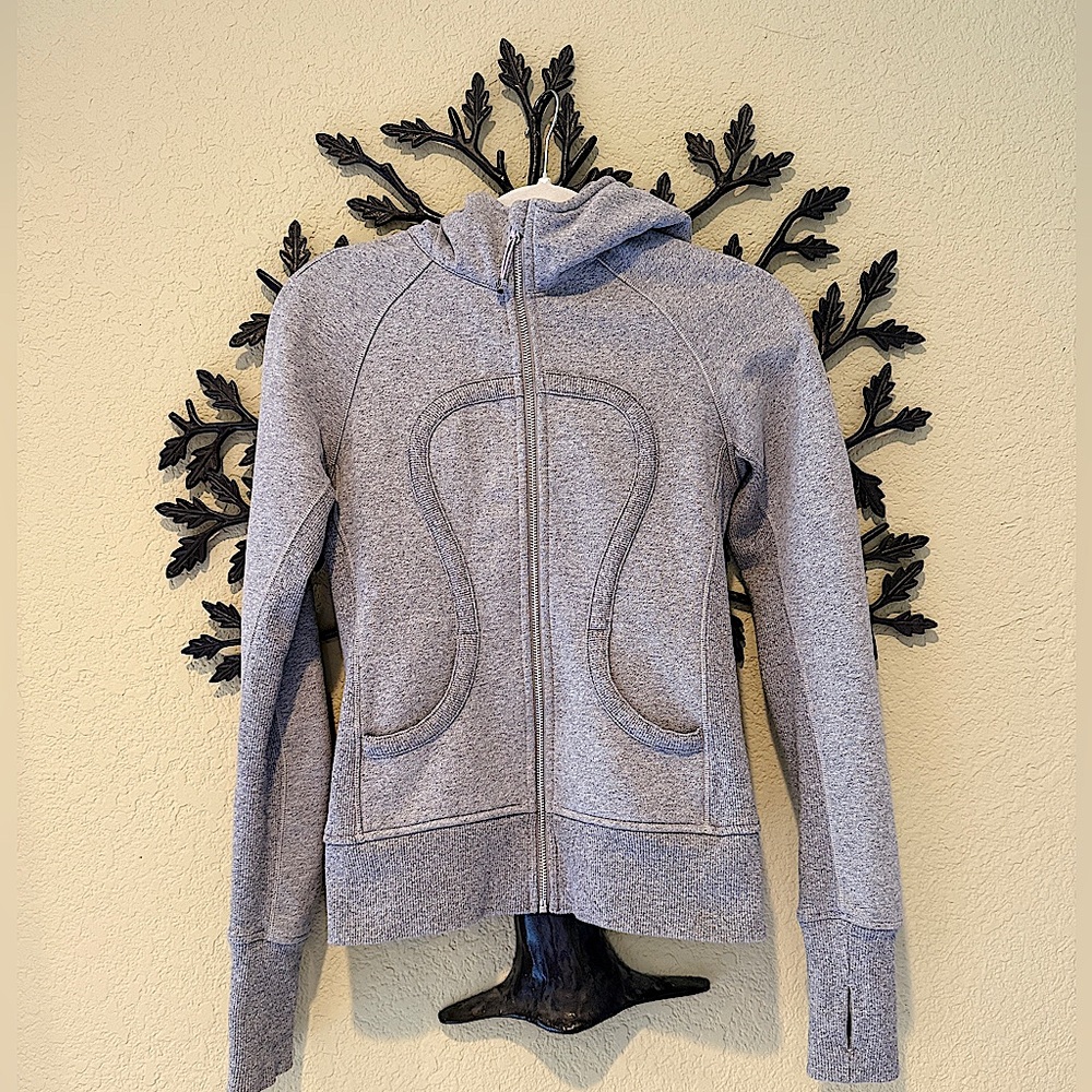 lululemon athletica Heather Gray Full-Zip Hoodie